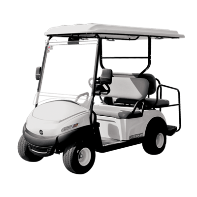 Golfauto takapenkillä