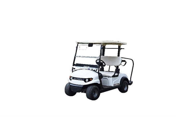 Kaksipaikkainen sähköinen golfkenttäauto